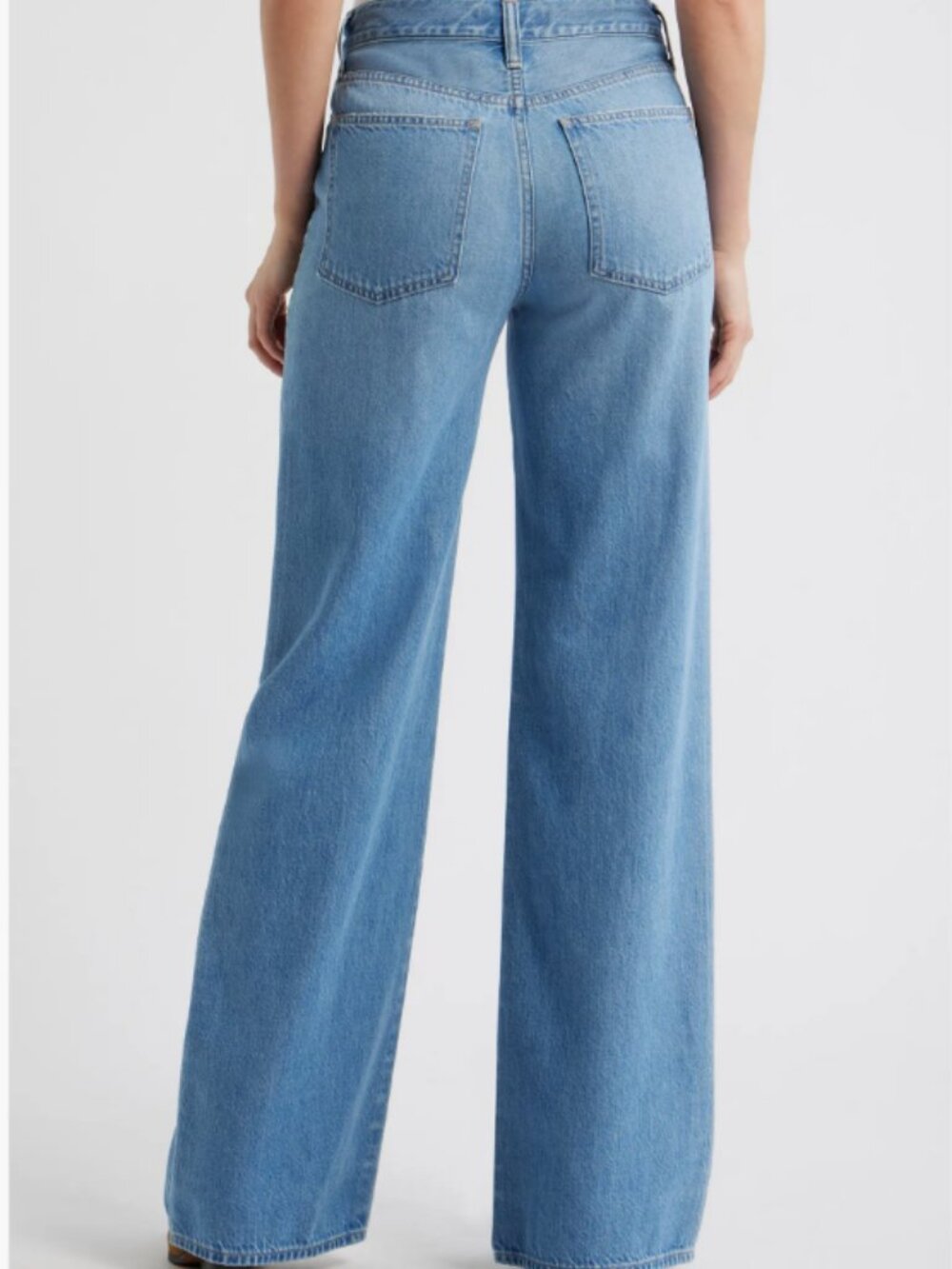 Madewell The Ultimate Wide-Leg Jean in Airy Denim NWT Size 27 - Picture 2 of 8